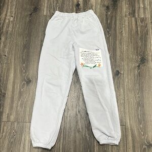 Light Blue Boys Lie Sweatpants Size Small - $50